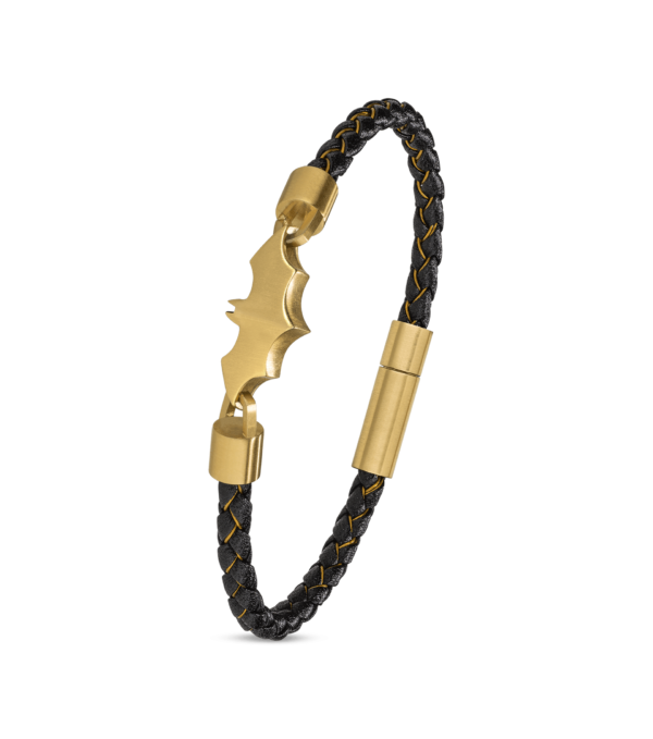 Pulseira Homem Police Batarang. Pulseiras masculinas police batman