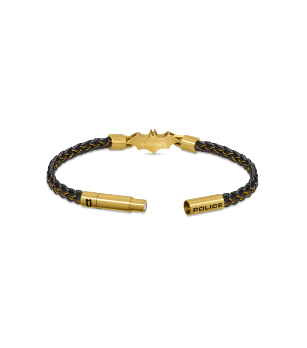 Pulseira Homem Police Batarang. Pulseiras masculinas police batman