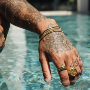 Pulseira homem craftd, pulseiras homem em aço inoxidável