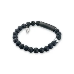 Pulseira homem anjewels, pulseiras homem em aço inoxidável