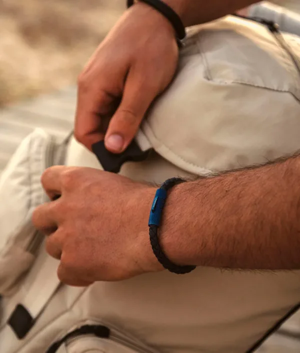 Pulseira homem anjewels, pulseiras homem em aço inoxidável